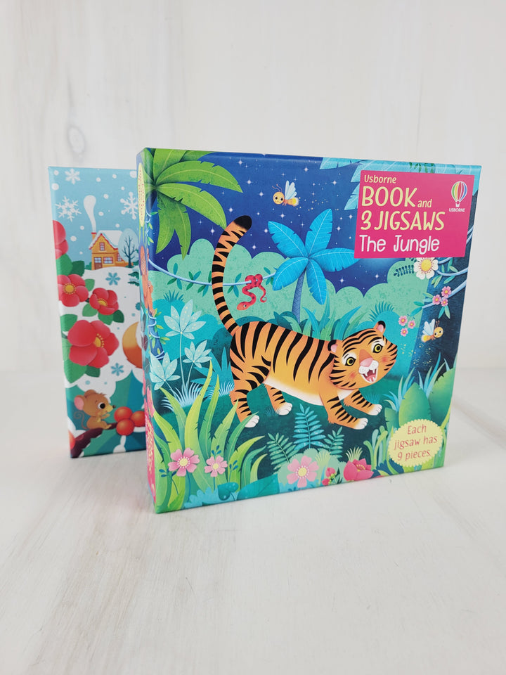 Books with Bree, Usborne Book And 3 Jigsaw Sets