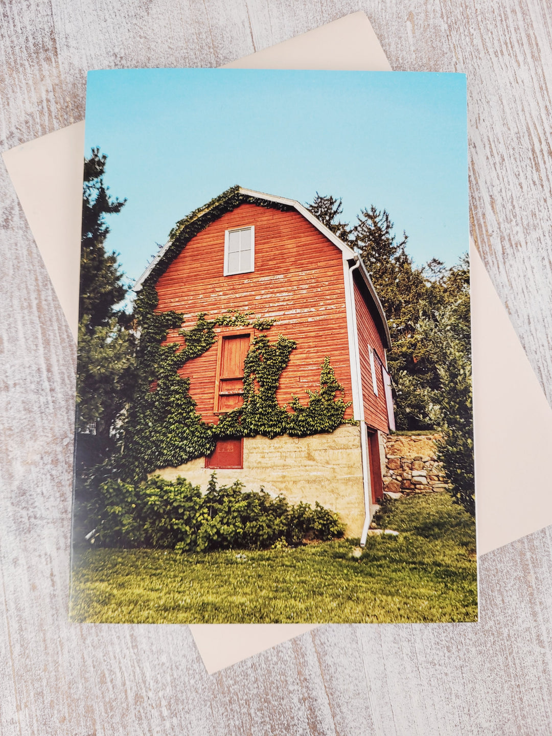 Little Red Barn, Photography Greeting Cards