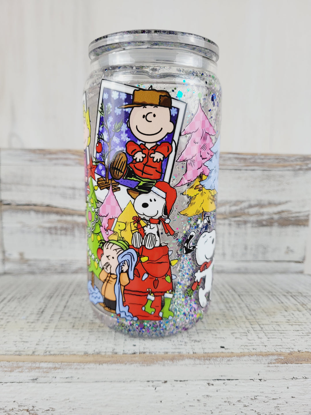 Lindsay's Creations, Holiday Glass Tumblers