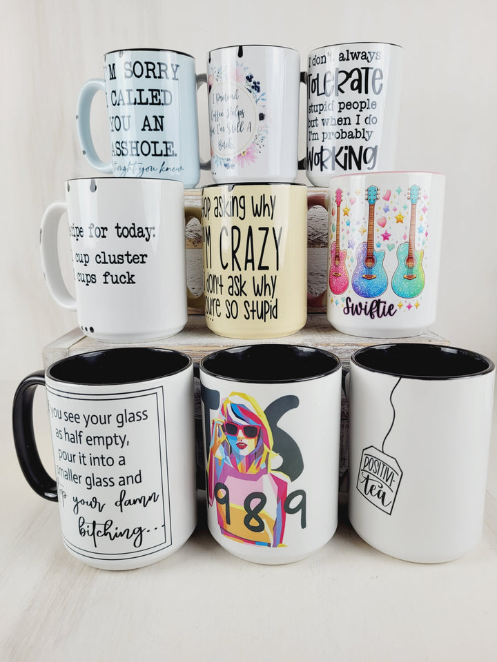 Lindsay's Creations, 15oz Ceramic Mugs