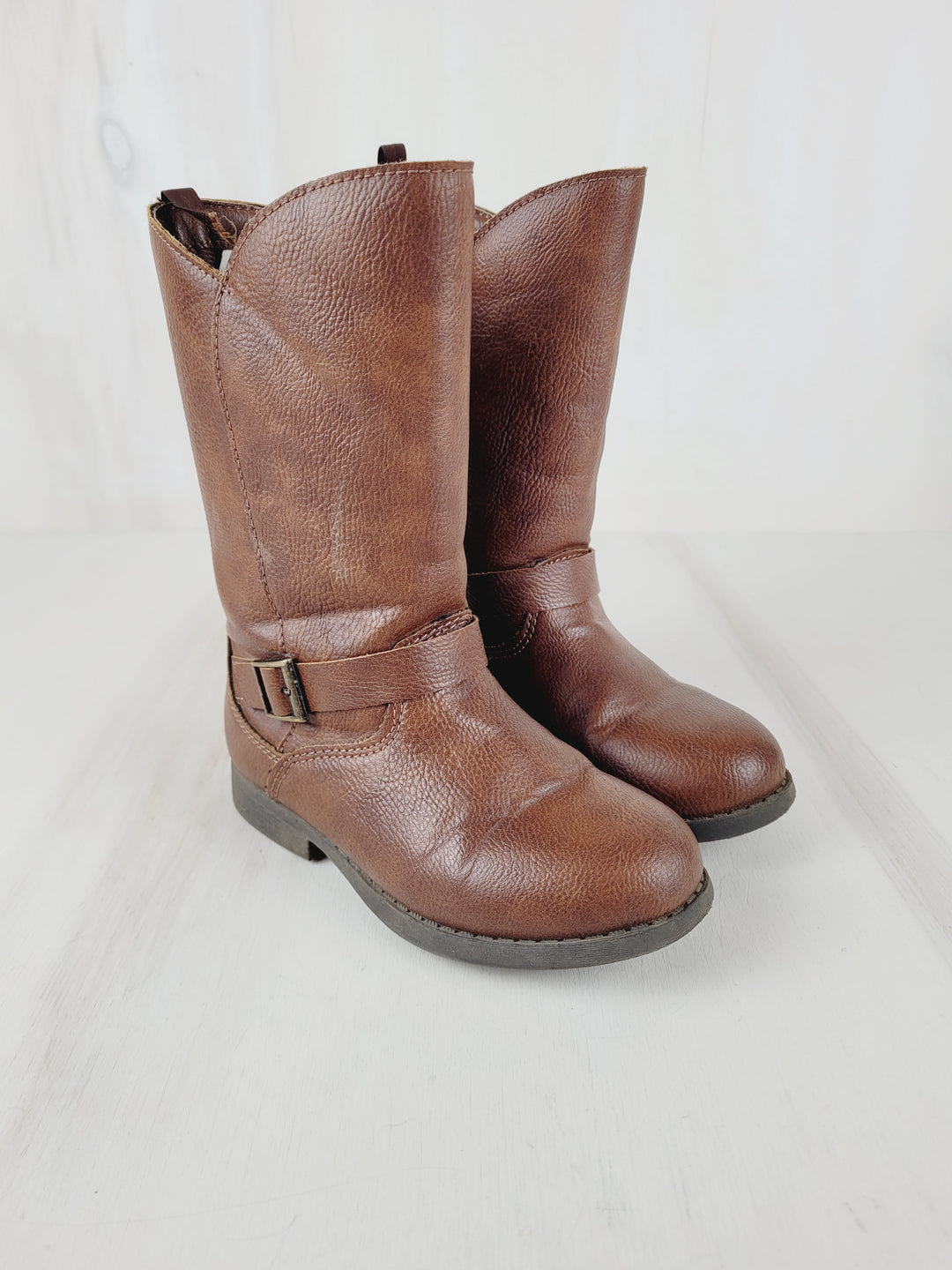 OSH KOSH TAN BOOTS SIZE 11 KIDS PRE-LOVED