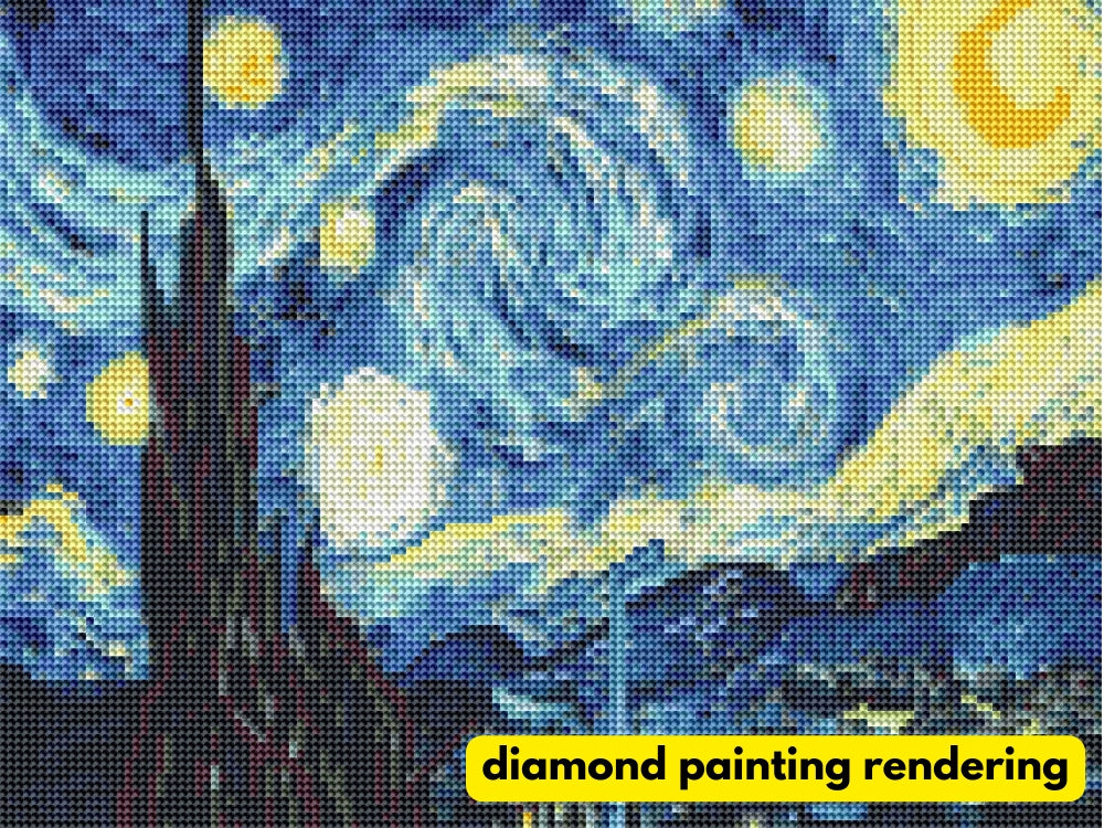 Diamond Brands, Diamond Art Kits - Starry Night