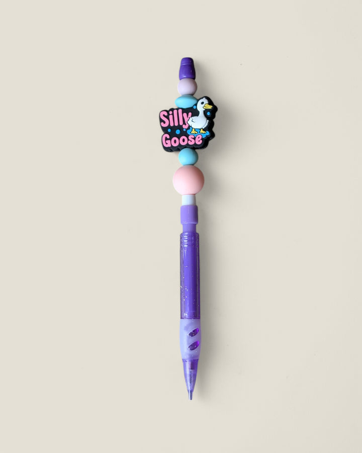 Silicone Bead Click Pencils