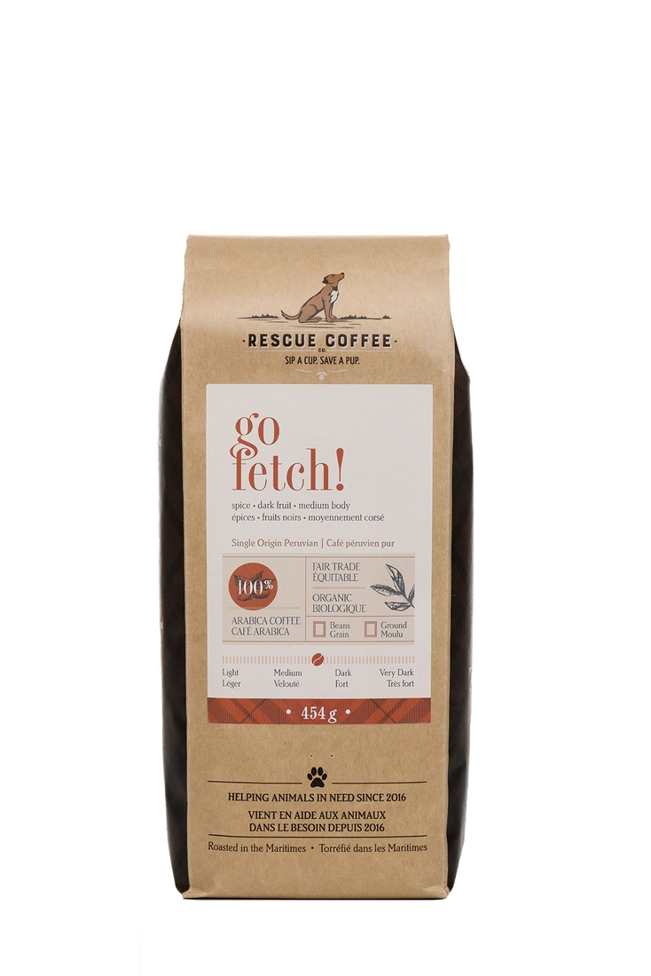 Rescue Coffee Co. Go Fetch (Medium-Dark) Whole Bean Coffee