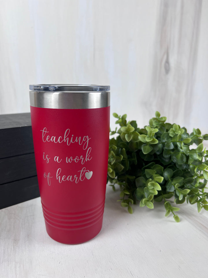 Rough Cut Dezigns, 20oz Engraved Tumblers, Teacher Designs