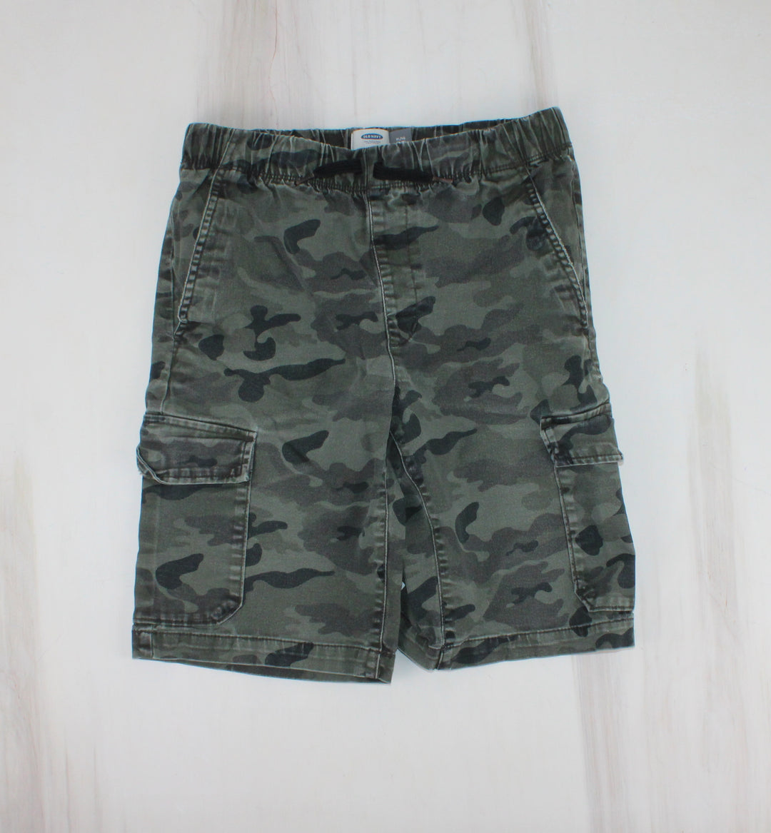 OLD NAVY CAMO SHORTS 14-16Y VGUC