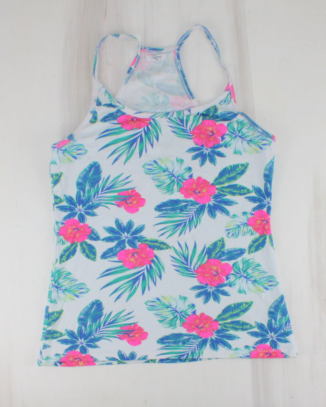 ARDENES FLORAL TANK LADIES LARGE PRE-LOVED