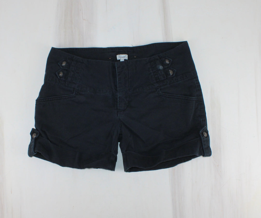 KISMET BLACK HIGH CUT SHORTS LADIES SIZE 6 PRE-LOVED