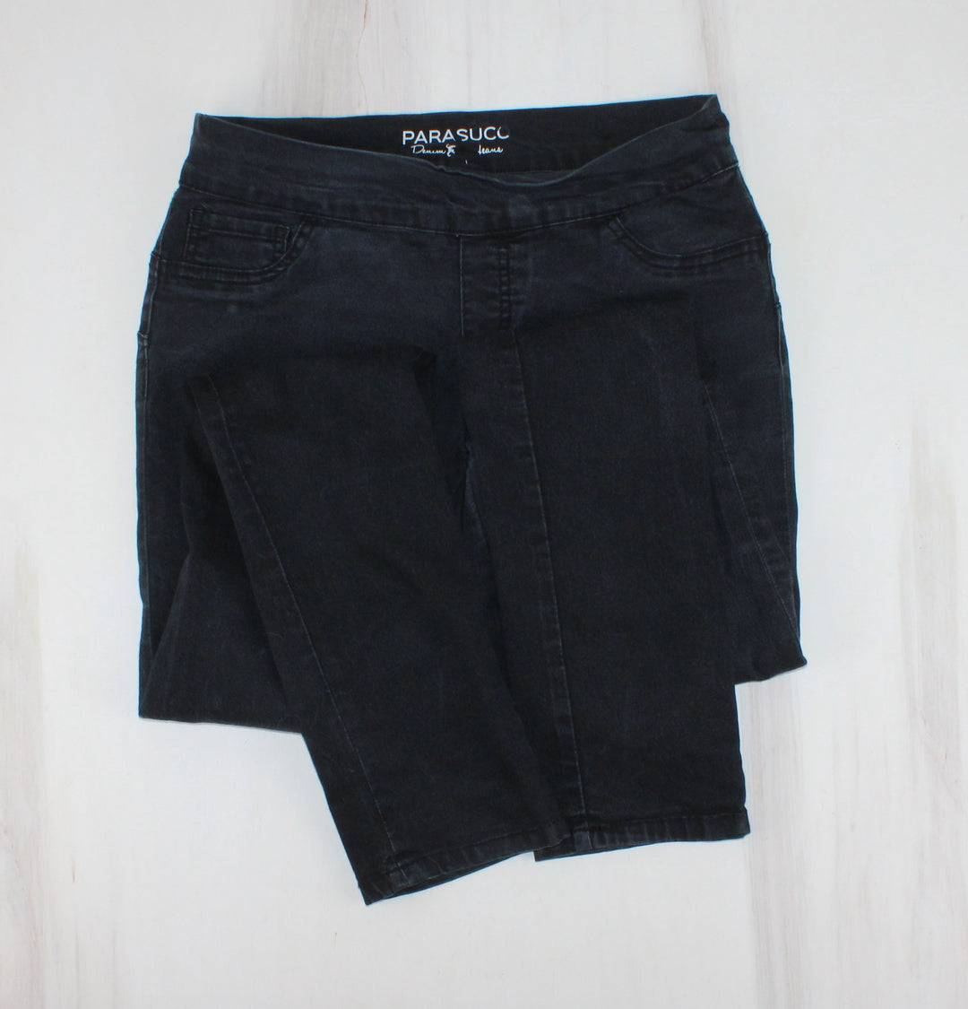 PARASUCO BLACK JEANS LADIES SIZE 27 PRE-LOVED