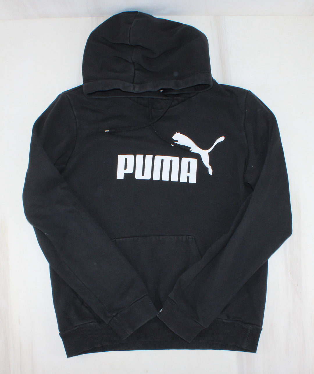 PUMA BLACK HOODIE LADIES SMALL PRE-LOVED