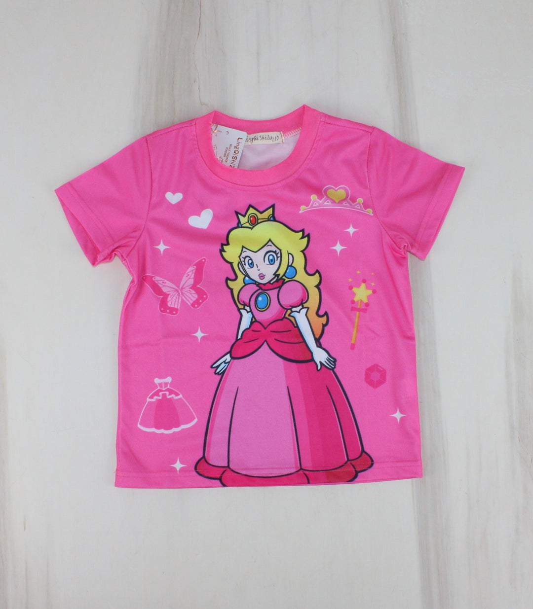 PRINCESS PEACH TSHIRT 4-5Y PRE-LOVED