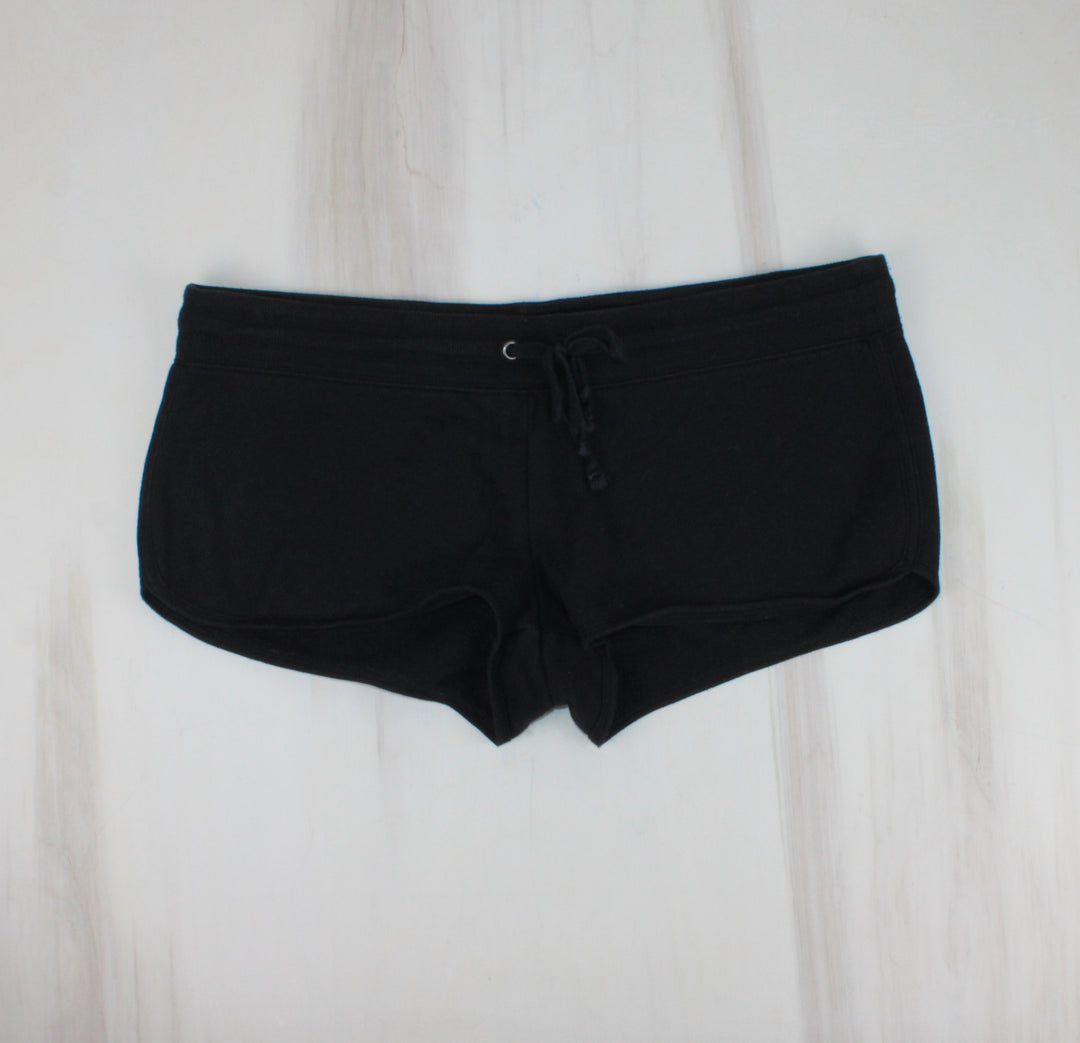 G21 COTTON BLACK SHORTS LADIES LARGE VGUC