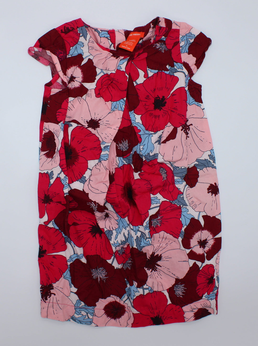 JOE FRESH FLORAL DRESS 4Y PRE-LOVED