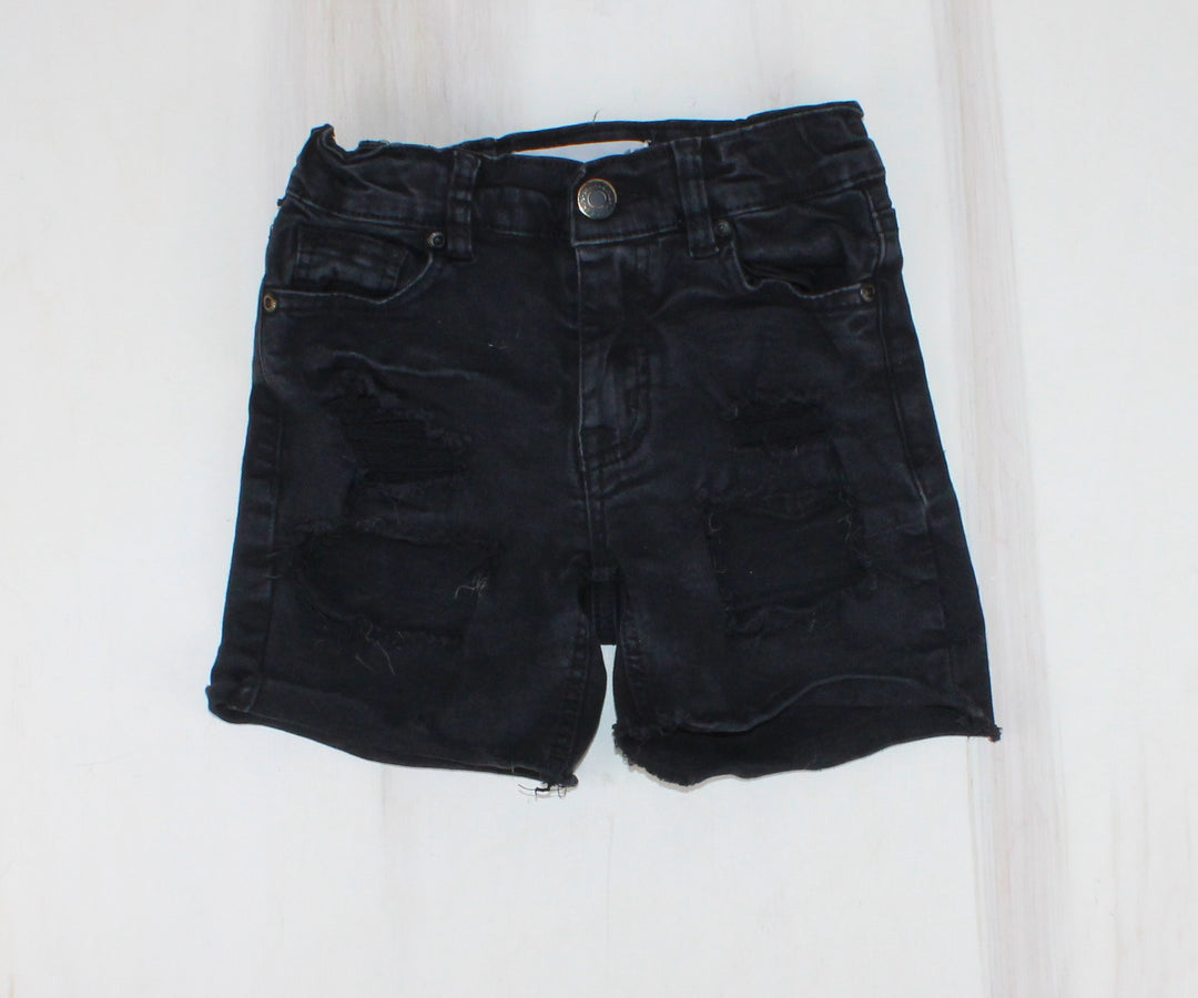 URBAN KIDS BLACK JEAN SHORTS GIRLS 10Y PRE-LOVED