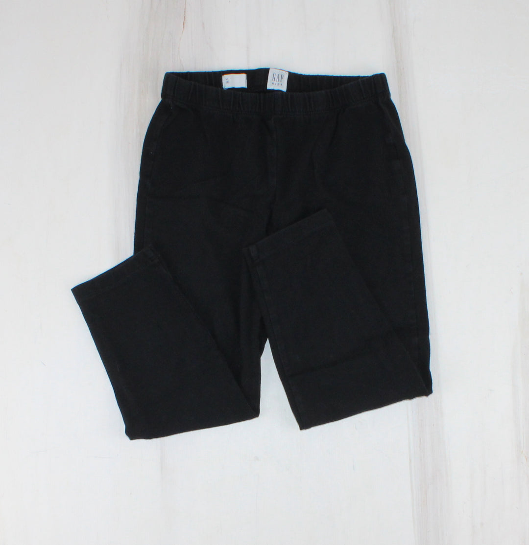 GAP BLACK CAPRI LEGGINGS 8Y PRE-LOVED