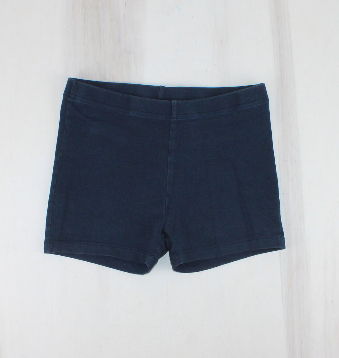 JOE FRESH NAVY BIKE SHORTS 7/8Y PRE-LOVED