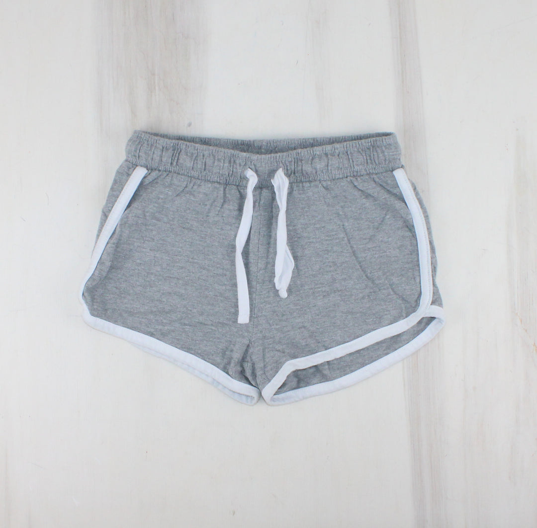 UK GIRL GREY SHORTS 7/8Y PRE-LOVED