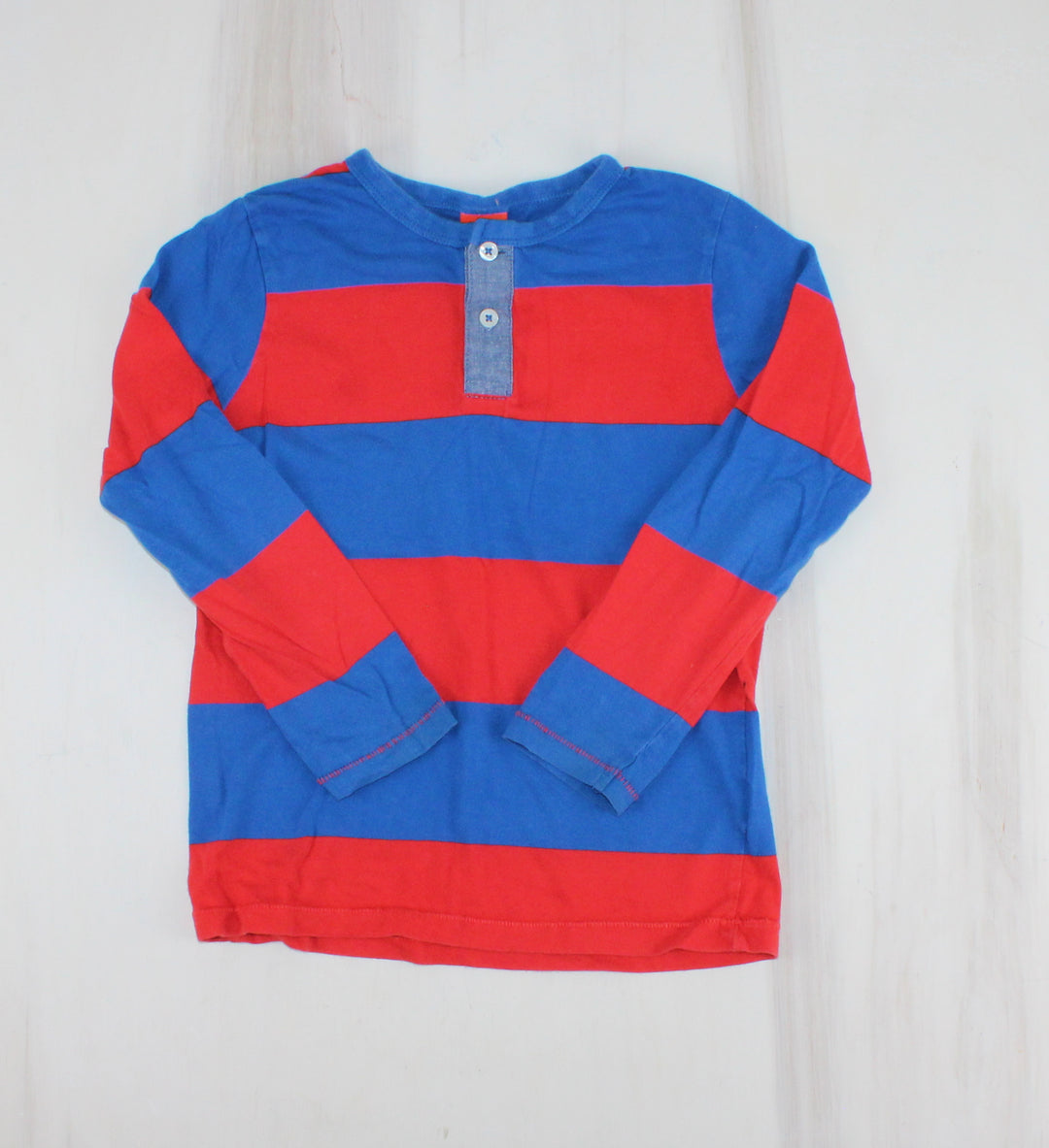 JOE FRESH RED/BLUE TOP 5Y PRE-LOVED