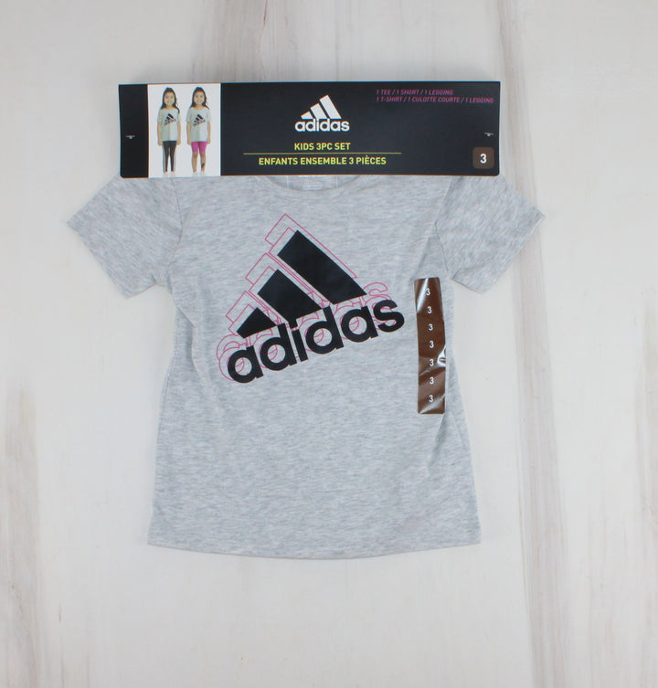 ADIDAS 3 PIECE OUTFIT SET 3Y PRE-LOVED