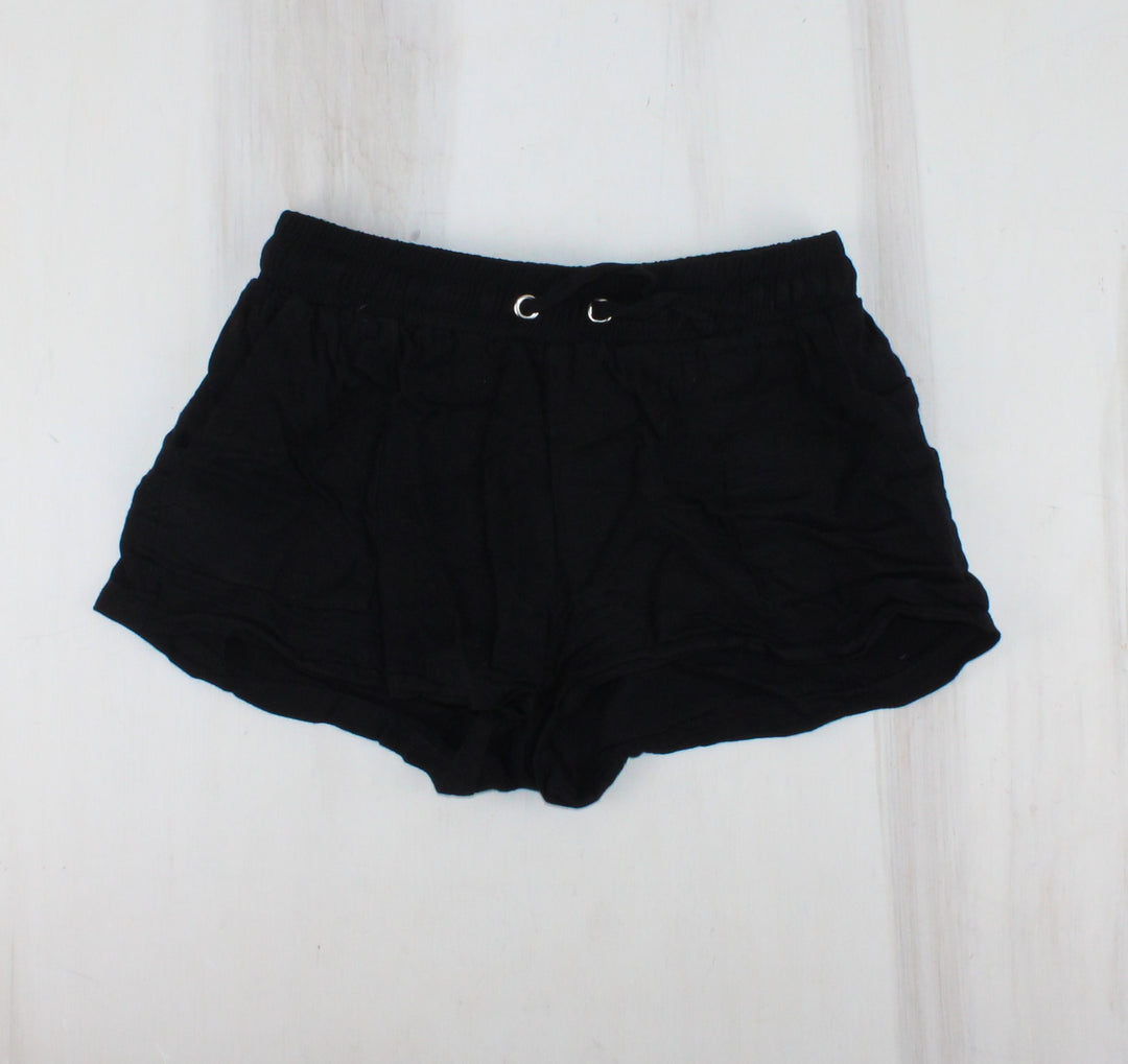 URBAN KIDS BLACK SHORTS 7/8Y PRE-LOVED