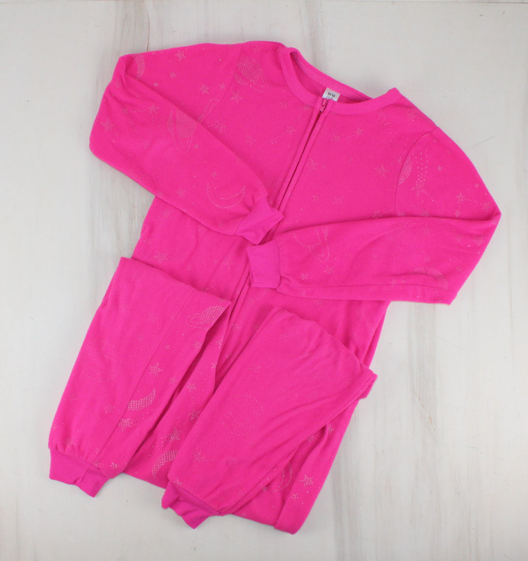 GEORGE PINK ONE PIECE PYJAMA 7/8Y PRE-LOVED