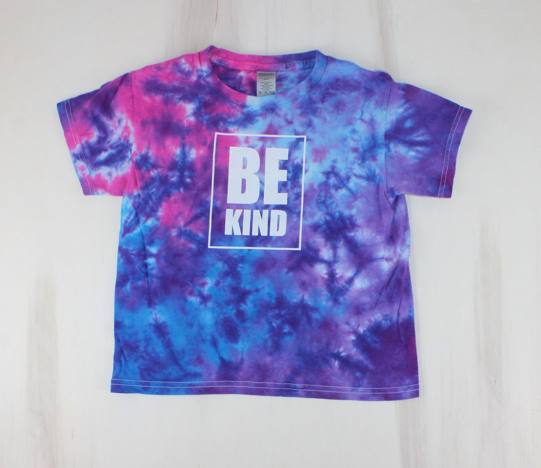 BE KIND TIE DYE YOUTH XS PRE-LOVED