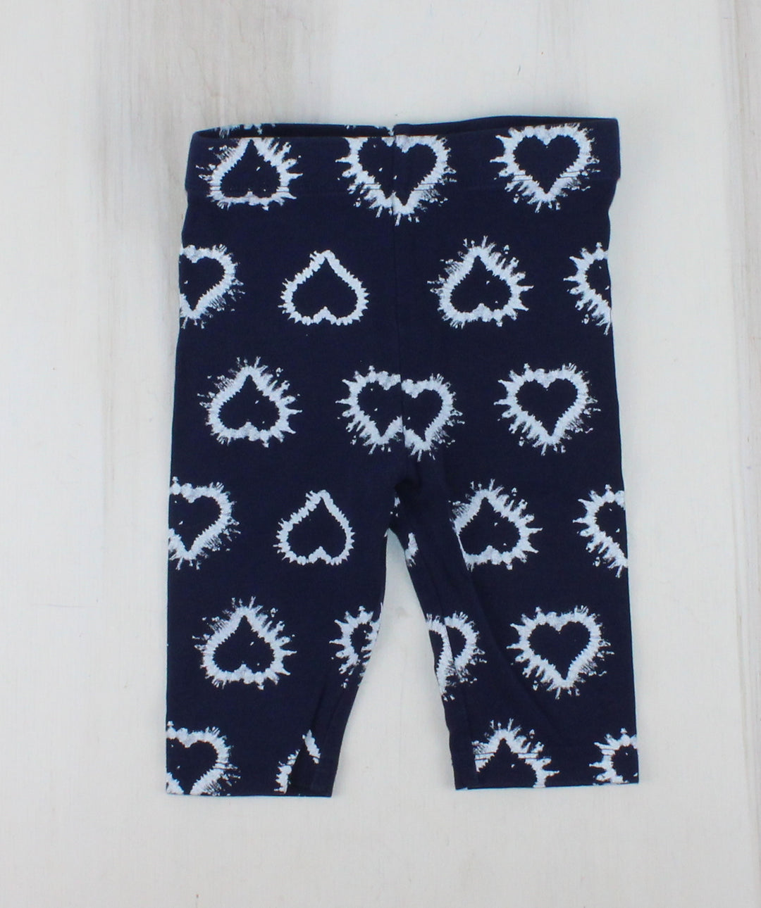 JOE FRESH BLACK HEART LEGGINGS 12-18M PRE-LOVED