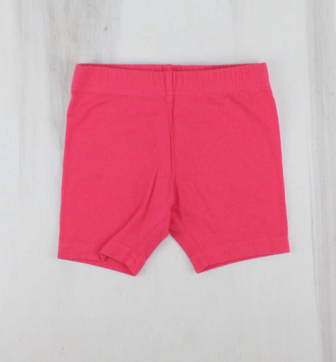 GEORGE PINK BIKE SHORTS 12-18M PRE-LOVED