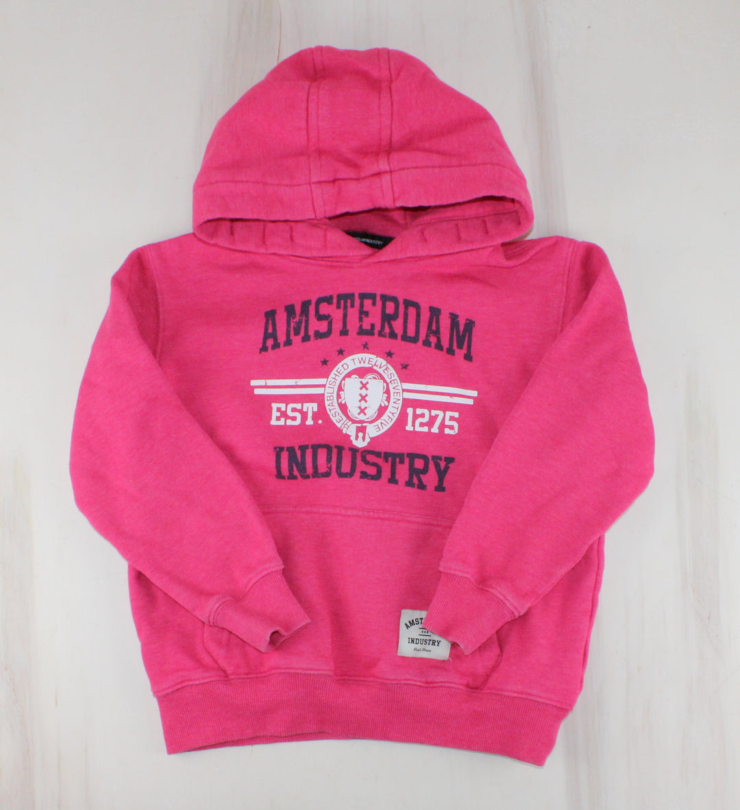 DUTCH DENIM PINK HOODIE APPROX 5Y PRE-LOVED