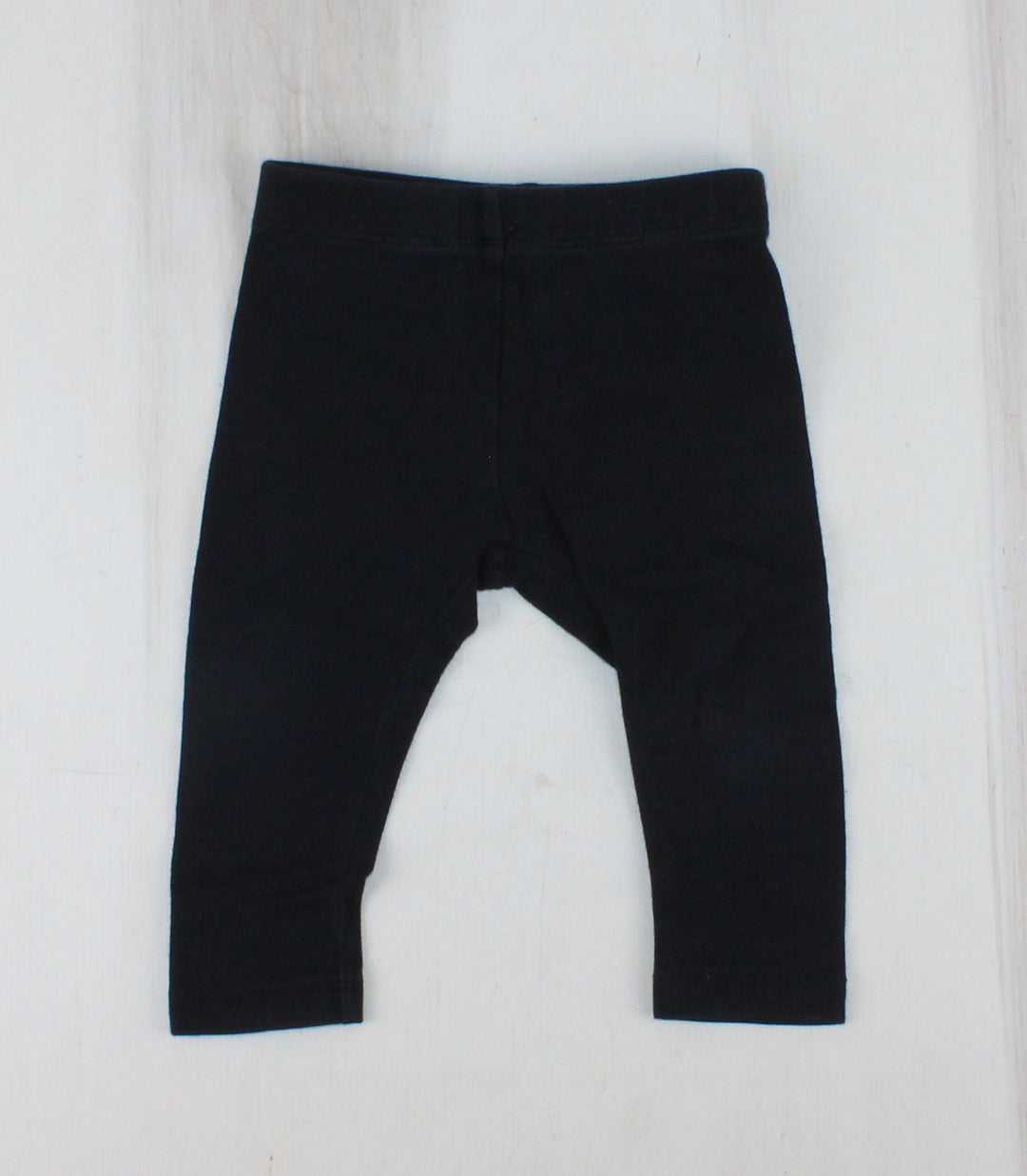 GEORGE BLACK LEGGINGS 6-12M PRE-LOVED