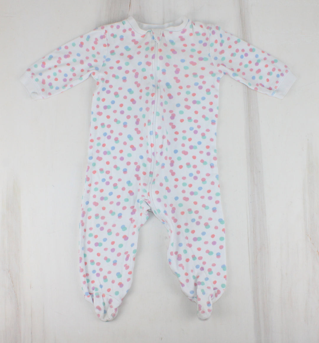 GEORGE POLKA DOT SLEEPER 6-12M PRE-LOVED