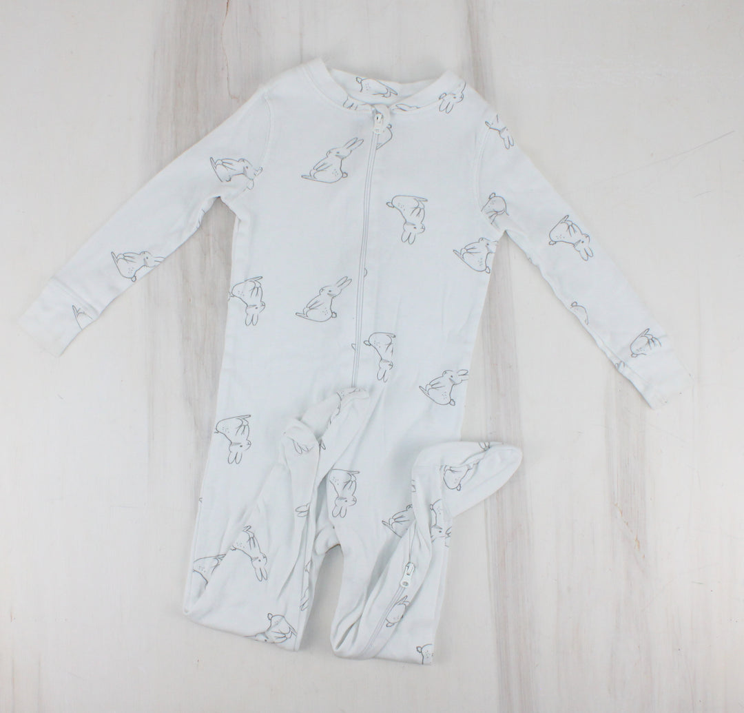 LITTLE EARTHLINGS BUNNY PYJAMA 18-24M PRE-LOVED