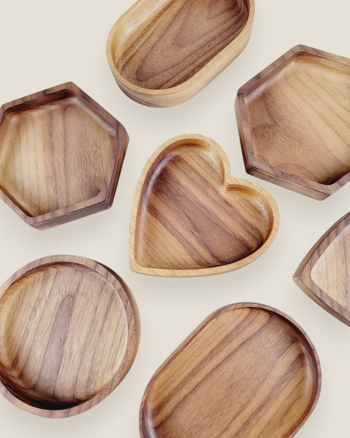 Rough Cut Dezigns, Wood Trinket Bowls