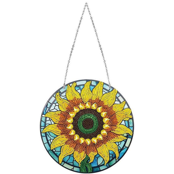 Diamond Brands, Sunflower Window Sun Hanging Diamond Art Kit