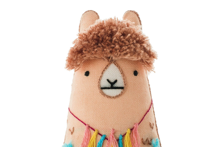 Kiriki Press, DIY Embroidered Doll Kit - Llama